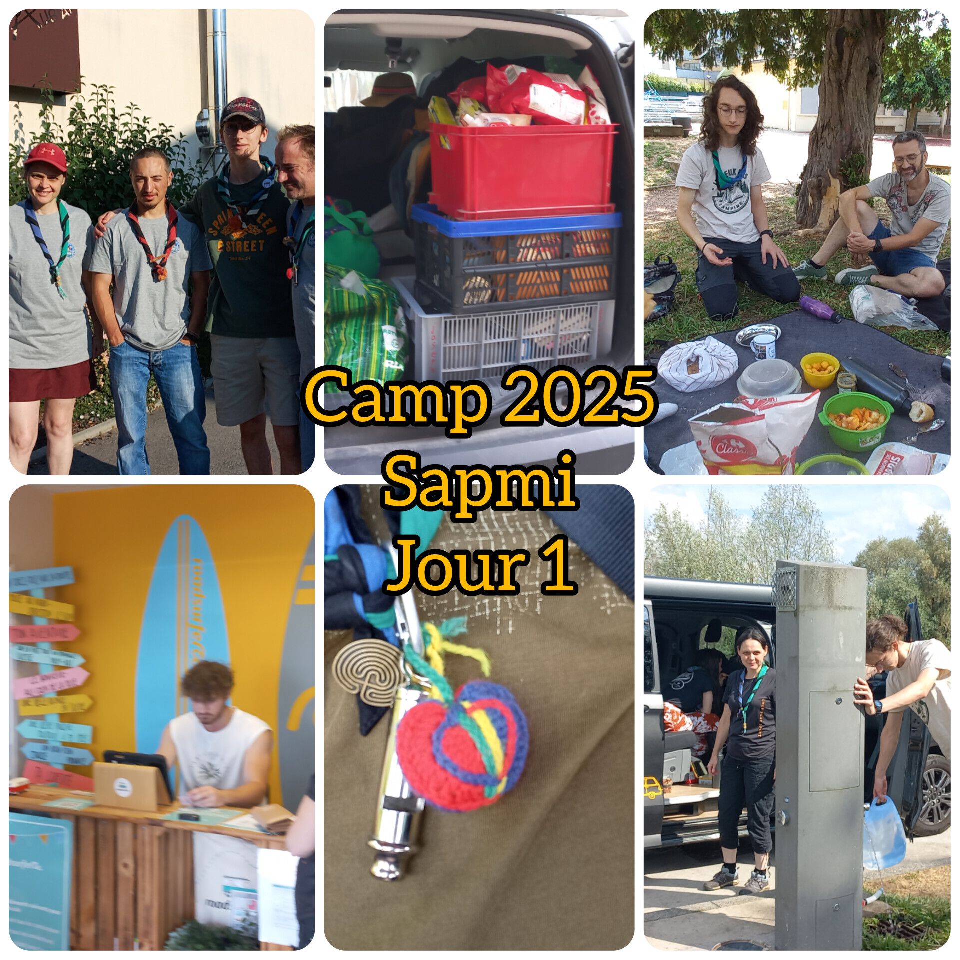 Camp Kisiku 2025 Sapmi – Jour 01 : Aubiat – Kassel