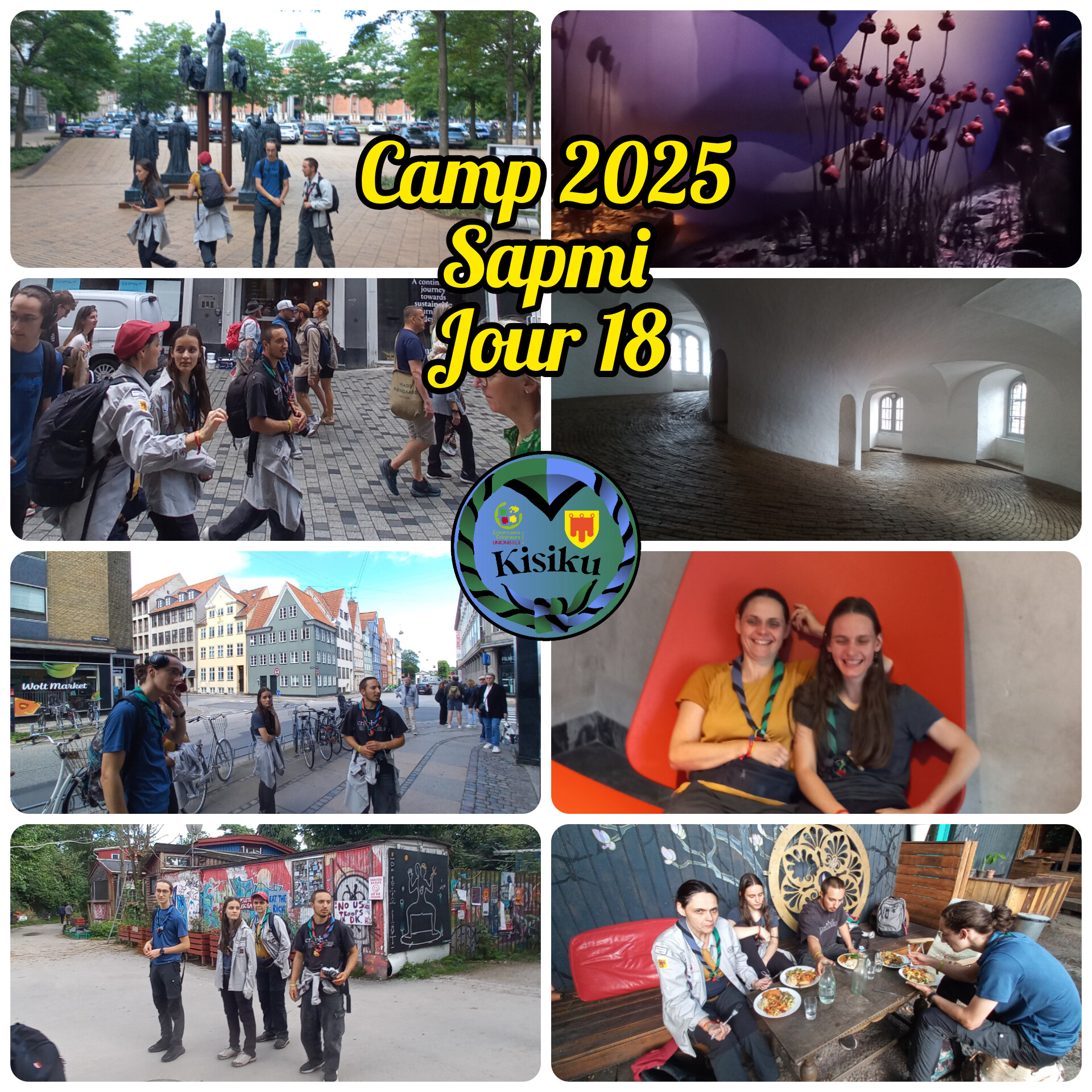 Camp Kisiku 2025 Sapmi – Jour 18 Copenhague